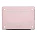 MOSISO Case Only Compatible with MacBook Pro Retina 13 inch (Models: A1502 & A1425) (Older Version Release 2015 - end 2012), Plastic Hard Shell Case & Keyboard Cover & Screen Protector, Rose Quartz