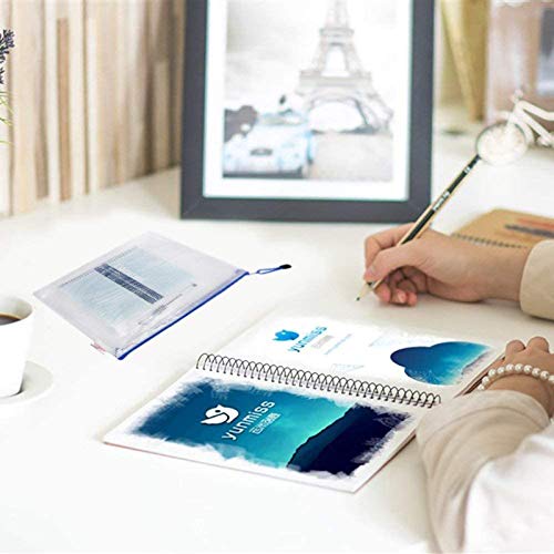 Ofilon Zipper Envelope Pouch, Pack Of 10, Water-Resistant Pvc Zippered File Bag Storage For Office Document, Business Receipts, Magazines, Toys, Cosmetics,Travel Accessories Organizer (A4 13.2"X9.5") #TOP4