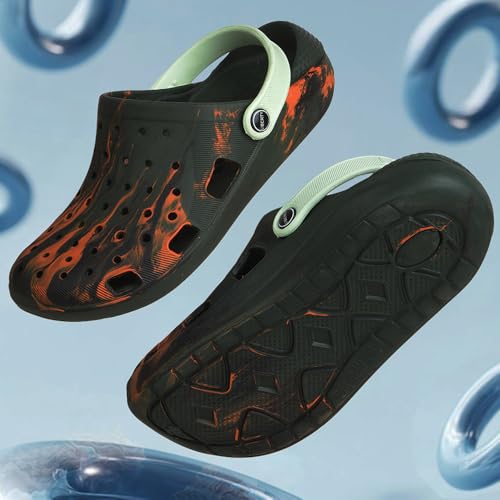 Image of Liberty A-HA LPMXT-961E Casual Clog for Men | Slip-On Slingback Clogs for Walking & Outdoor Use | Solid Pattern, Trendy Stylish Fashionable Sandals with Comfortable and Lightweight Home Footwear