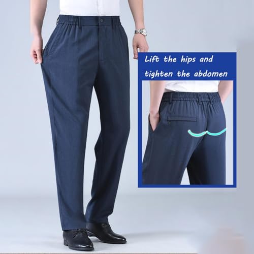Caloset Elderstride Men's Super Stretch Loose Fit Pants, Elastic Waistband Wicks Sweat Quickly to Keep You Dry3