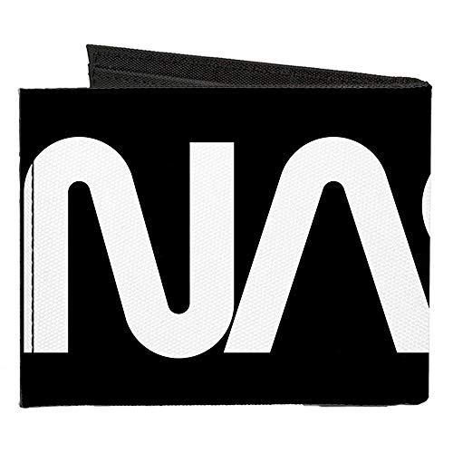 Buckle-Down Men's Standard Canvas Bifold Wallet NASA, 4.0" x 3.5"2