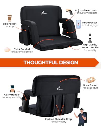 Sportneer Stadium Seat with Back Support
