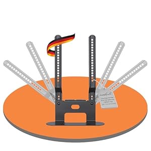 PureMounts PM-SOM-080 Mount for Direct Mounting to TV Compatible with Sonos Beam Soundbar Load 5 kg Black