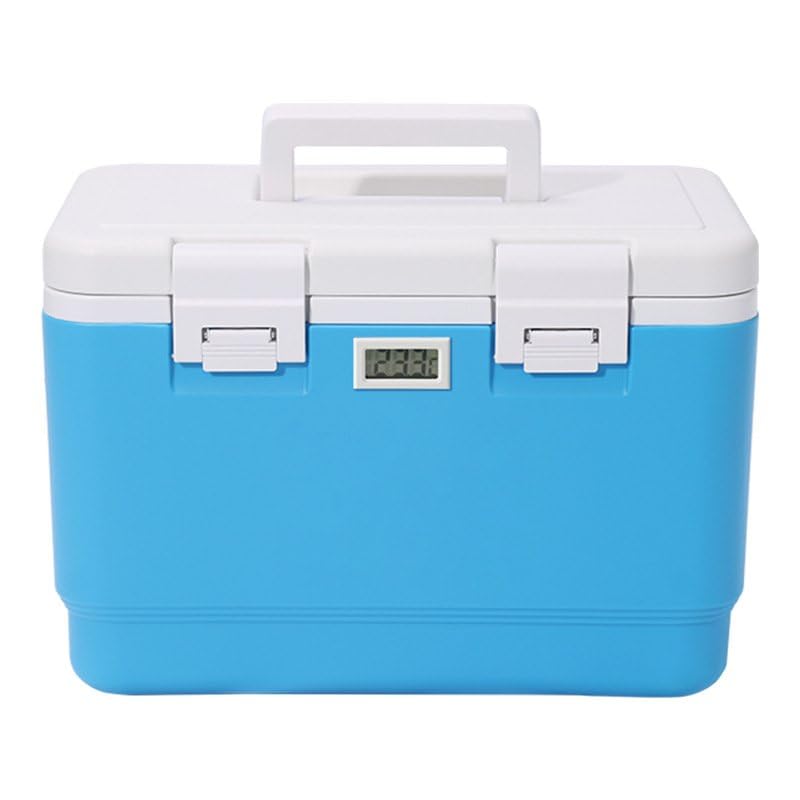 FashionCha Portable Medical Cooler Box, Hot and Cold for Vaccine Transport, Empty Box, 12L