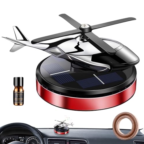 Ambientador de aire giratorio solar, purificador de aire de helicóptero, difusor de aceite natural para desodorización y fatiga para el concesionario de automóviles