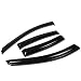 Chevy Cruze 4pcs Window Vent Visor Deflector Rain Guard (Dark Smoke)