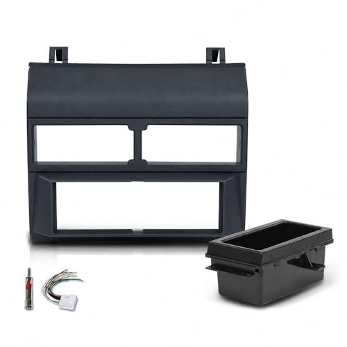 PIT66 Dash Pad Cover Install Dash Kit Wire Harness Adapter Compatible with 1988-1994 Chevy GMC Trucks Mount Dashboard Cover Blue
