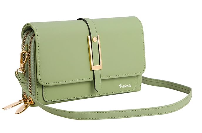 Valerie Small Crossbody Bag for Women,Cell Phone Purse Women’s Shoulder Handbags Wallet Purse with Credit Card Slots