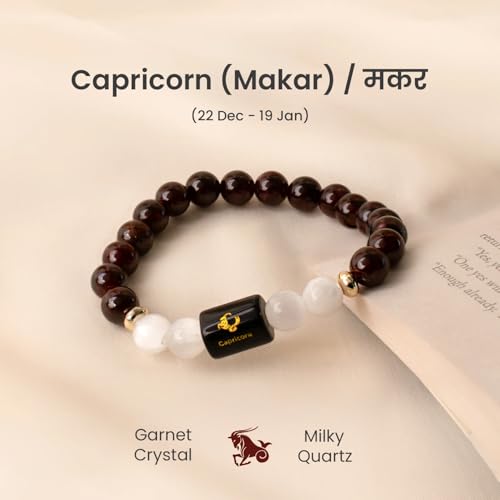 Image of Astrotalk Zodiac Crystal Bracelet | Balances Energy & Enhances Positivity | Certified Healing Crystals with Certificate | Astrology Bracelet for Man & Woman | Gift for Man & Woman
