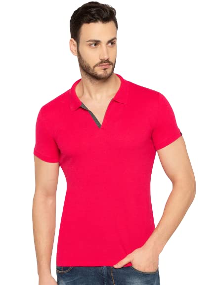 Status QuoMen's Cotton Slim Fit Polo T-Shirt | CR-QB-12-P21