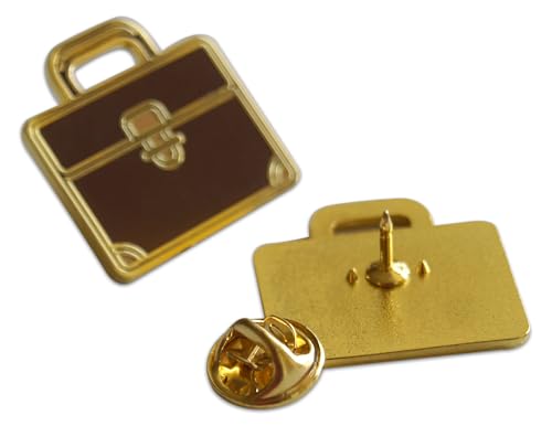 Image of Novel Merk Lawyer & Judge - Icons Lapel Pin, Hat Pin & Tie Tack Set - with Clutch Back
