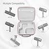 RLSOCO Case Compatible with Shure MV6 Gaming Microphone & Compatible with Shure SM7B/SM7dB Vocal Dynamic Microphone & MV7+/MV7i/MV7X Microphone (Case Only) - Black #3