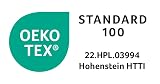 Traumnacht Cool Komfort Topper für Sommer und Winter mit kühlendem Doppeltuchbezug, 140 x 200, Öko-Tex Zertifiziert, produziert nach deutschem Qualitätsstandard