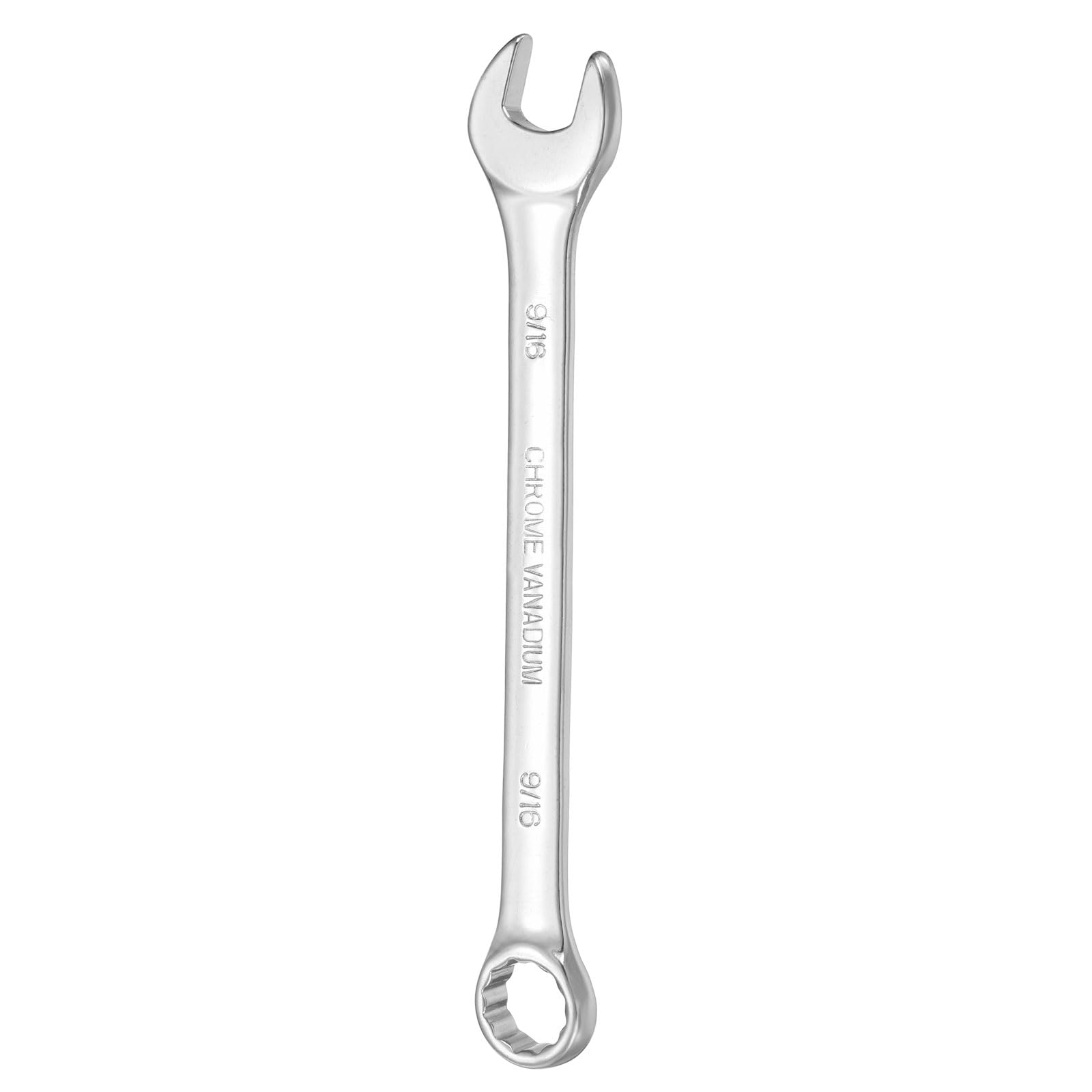 sourcing map Combination Wrench 9/16" Open End 10-Degree Offset — image 1