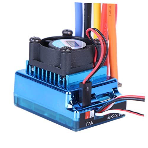 Contrôleur de vitesse brushless 120a idéal pour le pilotage de voiture RC 1:8