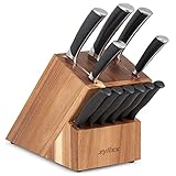 Zyliss Comfort Pro 12-Piece Cutlery Block Set - German Stainless Steel Kitchen Knife Set -...