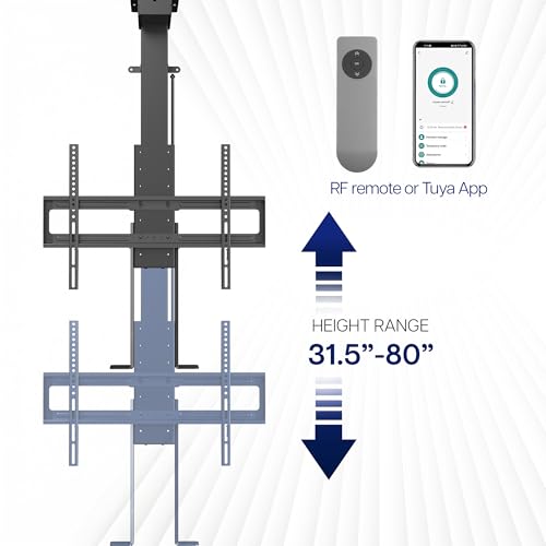 VIVO Motorized Drop Down TV Mount thumbnail 5