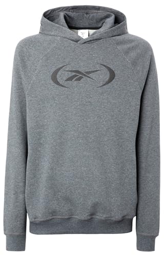Reebok BASKETBALL HOODIE Dark Heather Grey