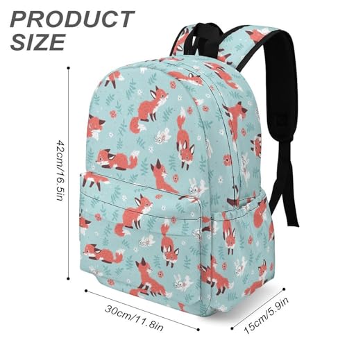 Fox Backpack Daily Commuter Oxford Cloth Casual Fashion 17 Inch Backpack3