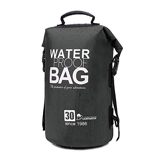 MOUNTAINTOP Trockentasche 30L wasserdichte Taschen,ideal für Bootfahren/Kajakfahren/Angeln/Rafting/Schwimmen/Camping
