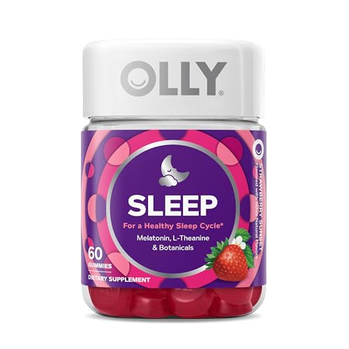 OLLY Sleep Gummy, 3 mg Melatonin, L-Theanine, Chamomile, Lemon...