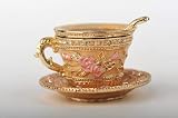 Keren Kopal Caja decorativa para tazas de té Swarovski