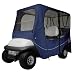 Classic Accessories Fairway Golf Cart Deluxe Enclosure, Navy, Long Roof