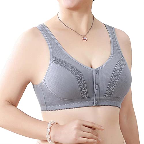Push Up Bras For Women No Underwire Plus Size Bras Front Closure Wireless Sexy Bras Full Coverage Large Breasts Bra #TOP1
