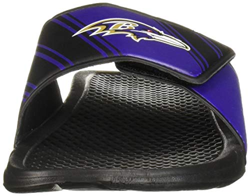 Image of FOCO mens NFL Team Logo Legacy Sport Slide Sandals