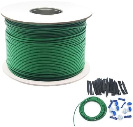 Multisland Universal 1000FT Robotic Mower Boundary Wire Automatic Lawnmower Perimeter Wire and 20FT Robotic Lawnmower Boundary Wire Splice Kit