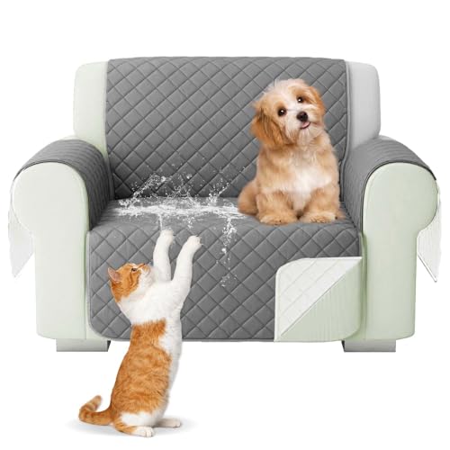 Sesselschoner für Relaxsessel, Wasserdichte Sesselschoner Sesselauflage, Anti-Flecken Solide Liegestuhlbezug, Anti-Rutsch Sofa überwurf Sofabezug Sesselbezug Möbelschutz für Hunde Katze Haustiere