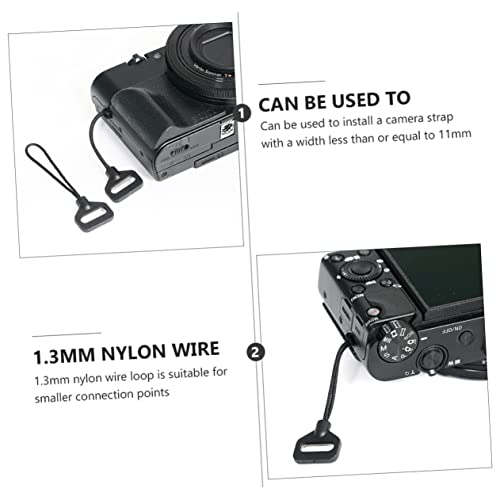 Uonlytech 2 Peças Cordão De Câmera Conector De Pulseira De Câmera Para Ilhó Estilingue Cinto Fivela