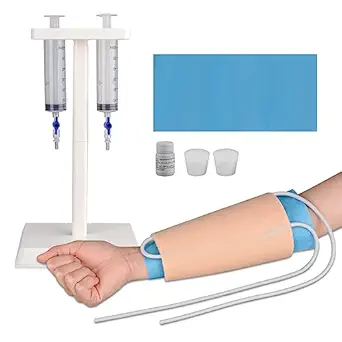 SimCoach Phlebotomy and Venipuncture Practice Kit, Wearable IV Practice Trainer Kit, IV Start Kit for Medical Education