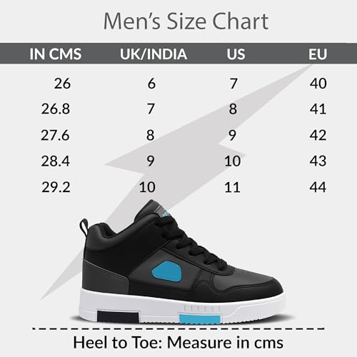 Image of BRUTON Premium Lightweight Sneaker Casual Shoes for Men- Black