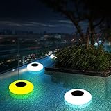 TKHP Wasserdichte Schwimmende Pool-Beleuchtung Solarferngesteuerte Drahtlose LED-Kugelleuchte Tragbare Dekorationen im Freien Nachtlichter ( Color : 32*7 )