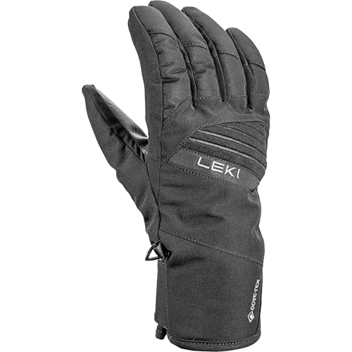 Gants LEKI Space GTX Unisexes Noirs Taille 11 pour Ski et Snowboard