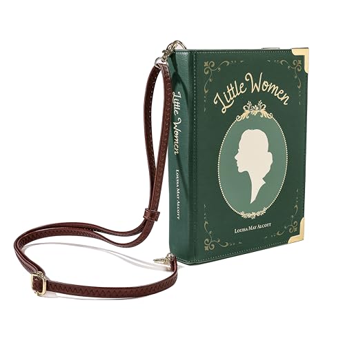 Image of Clutch Purse Large, Book Shaped Crossbody Bag, Vegan Leather Book Wallet, Book Lover Gift Handbag, Shoulder Bag