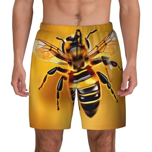 Short de bain homme Honey-Bee anti-frottement avec doublure compression douce