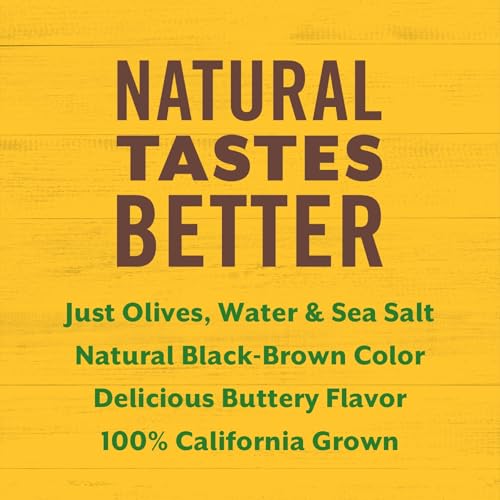 Early California Extra Large Ripe Pitted Olives, Pack of 8, 6 oz Cans