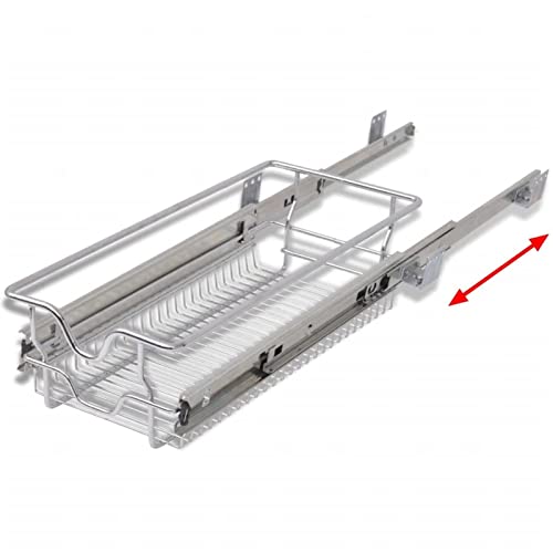 Paniers coulissants amortis pour maximiser l'espace des placards de cuisine