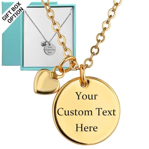 Personalized Name Necklace for Women - Custom Disc...