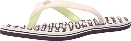 adidas Performance Women's Eezay Dots W Athletic Sandal,Pink/Halo Yellow/Min Red,10 M US
