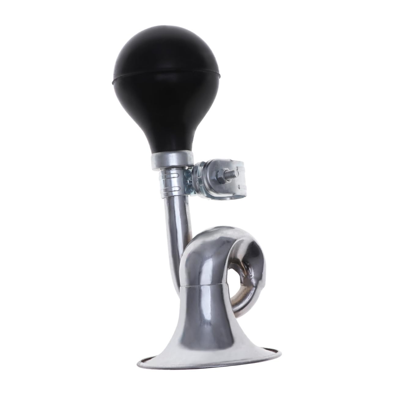 Anneome Loud Bike Horn Snail Trumpet Air Horn Rubber Bulb Aluminum Alloy Construction