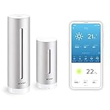 Netatmo Station Météo Intérieur Extérieur Connectée WiFi pour Smartphone NWS01-EC (Reconditionné)