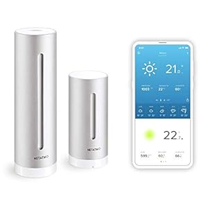Station Météo Intérieure et Extérieure Connectée WiFi Netatmo pour Smartphone
