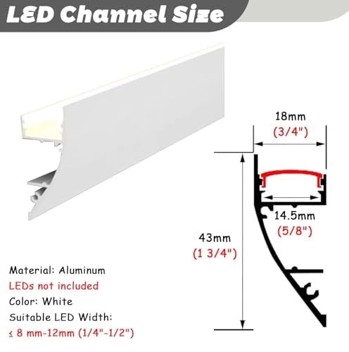 Marco de arandela de pared de aluminio de alta gama para proyectos de luces LED 6