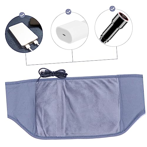 Faja lumbar eléctrica con masaje y calor USB Ipetboom miniatura 4