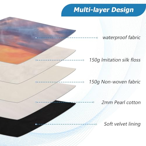 Funda para laptop 13-14 pulgadas impermeable con patrón miniatura 4
