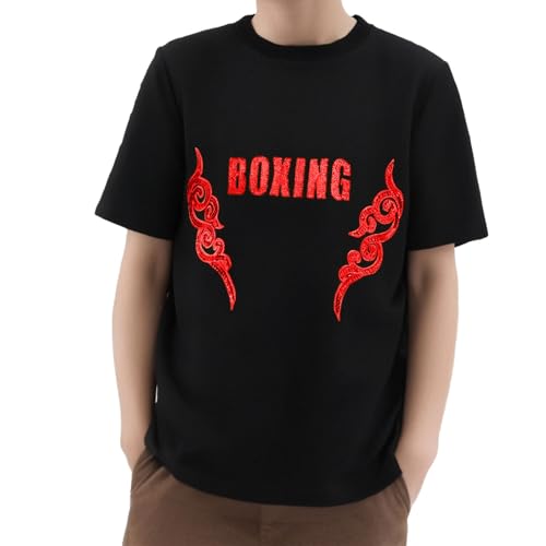 Robe de boxe enfants et haut manches courtes avec short de kickboxing - 4