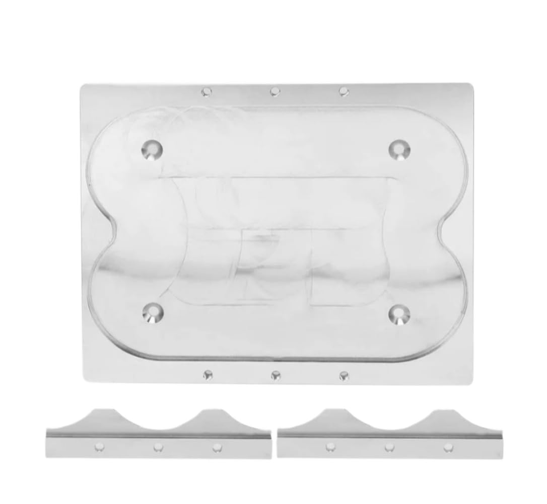 Pwuwarrkg Onecolor Universal Aluminum Bracket Relocation Hold Down Tray Kit Compatible With Optima 34/78 Silver